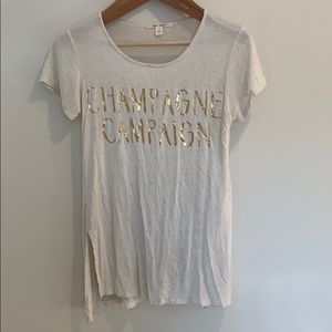 Champagne Campaign T-shirt sz S✨